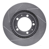 Dynamic Friction 1987-1995 Porsche 944 (Excl Turbo) Front Right Slotted Silver Brake Rotor by Dynamic Friction Company 611-02019R