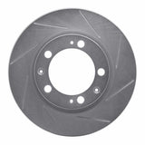 Dynamic Friction 1987-1995 Porsche 944 (Excl Turbo) Front Right Slotted Silver Brake Rotor by Dynamic Friction Company 611-02019R