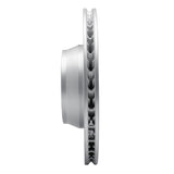Dynamic Friction 2007-2016 Porsche 911 Rear Right Slotted Silver Brake Rotor by Dynamic Friction Company 611-02048D