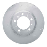 Dynamic Friction 1999-2021 Porsche 911 Rear Right Slotted Silver Brake Rotor by Dynamic Friction Company 611-02066D