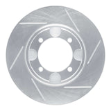 Dynamic Friction 1992-1998 Hyundai Elantra Front Right Slotted Silver Brake Rotor by Dynamic Friction Company 611-03007R