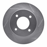 Dynamic Friction 1997-2006 Hyundai Elantra Rear Right Slotted Silver Brake Rotor by Dynamic Friction Company 611-03010R