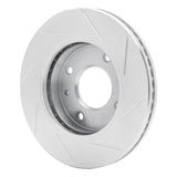 Dynamic Friction 2001-2003 Kia Optima Front Left Slotted Silver Brake Rotor by Dynamic Friction Company 611-03015L