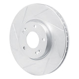 Dynamic Friction 2005-2019 Hyundai Creta (Mexico) Front Left Slotted Silver Brake Rotor by Dynamic Friction Company 611-03020L