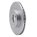 Dynamic Friction 2012-2017 Hyundai Accent Front Left Slotted Silver Brake Rotor by Dynamic Friction Company 611-03042L