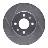 Dynamic Friction 2012-2017 Hyundai Accent Front Left Slotted Silver Brake Rotor by Dynamic Friction Company 611-03042L