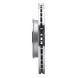 Dynamic Friction 2012-2017 Hyundai Accent Front Left Slotted Silver Brake Rotor by Dynamic Friction Company 611-03042L