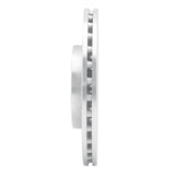 Dynamic Friction 2009-2019 Fiat 500 Front Right Slotted Silver Brake Rotor by Dynamic Friction Company 611-07002R