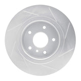 Dynamic Friction 1994-2004 Land Rover Discovery Rear Left Slotted Silver Brake Rotor by Dynamic Friction Company 611-11004L