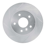 Dynamic Friction 1994-2004 Land Rover Discovery Rear Left Slotted Silver Brake Rotor by Dynamic Friction Company 611-11004L