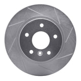 Dynamic Friction 1994-2004 Land Rover Discovery Rear Right Slotted Silver Brake Rotor by Dynamic Friction Company 611-11004R