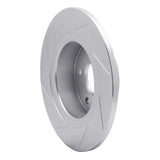 Dynamic Friction 1994-2004 Land Rover Discovery Rear Right Slotted Silver Brake Rotor by Dynamic Friction Company 611-11004R