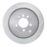 Dynamic Friction 2005-2016 Land Rover LR3 Rear Right Slotted Silver Brake Rotor by Dynamic Friction Company 611-11010R