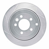 Dynamic Friction 2005-2007 Land Rover LR3 Rear Left Slotted Silver Brake Rotor by Dynamic Friction Company 611-11012L