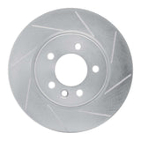 Dynamic Friction 2005-2007 Land Rover LR3 Front Right Slotted Silver Brake Rotor by Dynamic Friction Company 611-11013R