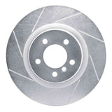 Dynamic Friction 2006-2012 Land Rover Range Rover Front Left Slotted Silver Brake Rotor by Dynamic Friction Company 611-11014L