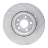 Dynamic Friction 2015-2019 Land Rover Discovery Sport Front Left Slotted Silver Brake Rotor by Dynamic Friction Company 611-11025L