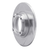 Dynamic Friction 1985-1991 Subaru GL Rear Left Slotted Silver Brake Rotor by Dynamic Friction Company 611-13001L