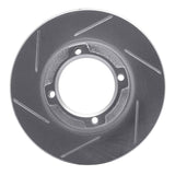 Dynamic Friction 1985-1991 Subaru GL Rear Left Slotted Silver Brake Rotor by Dynamic Friction Company 611-13001L