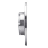 Dynamic Friction 1985-1991 Subaru GL Rear Left Slotted Silver Brake Rotor by Dynamic Friction Company 611-13001L