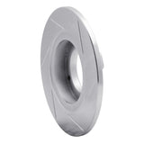 Dynamic Friction 1985-1991 Subaru GL Rear Left Slotted Silver Brake Rotor by Dynamic Friction Company 611-13001L