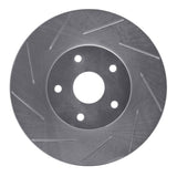 Dynamic Friction 1992-1997 Subaru SVX Front Left Slotted Silver Brake Rotor by Dynamic Friction Company 611-13011L
