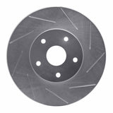 Dynamic Friction 1992-1997 Subaru SVX Front Right Slotted Silver Brake Rotor by Dynamic Friction Company 611-13011R