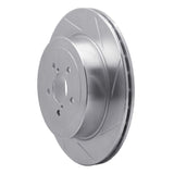 Dynamic Friction 2003-2004 Subaru Impreza Rear Right Slotted Silver Brake Rotor by Dynamic Friction Company 611-13015R