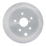 Dynamic Friction 2015-2021 Subaru WRX Rear Left Slotted Silver Brake Rotor by Dynamic Friction Company 611-13024L