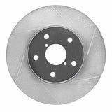Dynamic Friction 2015-2019 Subaru Legacy Front Right Slotted Silver Brake Rotor by Dynamic Friction Company 611-13026R