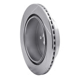 Dynamic Friction 2014-2018 Subaru Forester Rear Right Slotted Silver Brake Rotor by Dynamic Friction Company 611-13027R