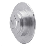 Dynamic Friction 2000-2006 Subaru Baja Rear Right Slotted Silver Brake Rotor by Dynamic Friction Company 611-13032R