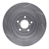 Dynamic Friction 2000-2006 Subaru Baja Rear Right Slotted Silver Brake Rotor by Dynamic Friction Company 611-13032R
