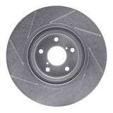 Dynamic Friction 2004-2022 Toyota 86 Front Right Slotted Silver Brake Rotor by Dynamic Friction Company 611-13034R