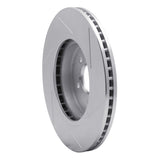 Dynamic Friction 2017-2021 Subaru Crosstrek Front Left Slotted Silver Brake Rotor by Dynamic Friction Company 611-13037L