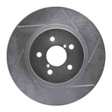 Dynamic Friction 2017-2021 Subaru Crosstrek Front Right Slotted Silver Brake Rotor by Dynamic Friction Company 611-13037R