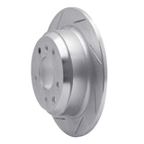 Dynamic Friction 1990-1995 Jaguar Vanden Plas Rear Left Slotted Silver Brake Rotor by Dynamic Friction Company 611-20007L
