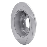Dynamic Friction 1990-1995 Jaguar Vanden Plas Rear Right Slotted Silver Brake Rotor by Dynamic Friction Company 611-20007R