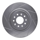 Dynamic Friction 2000-2006 Jaguar XJR Front Left Slotted Silver Brake Rotor by Dynamic Friction Company 611-20016L