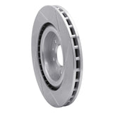 Dynamic Friction 2000-2006 Jaguar XJR Front Left Slotted Silver Brake Rotor by Dynamic Friction Company 611-20016L