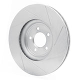 Dynamic Friction 2006-2010 Jaguar S-Type Front Left Slotted Silver Brake Rotor by Dynamic Friction Company 611-20019L