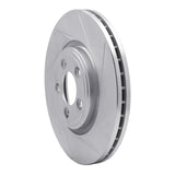 Dynamic Friction 2006-2010 Jaguar S-Type Front Right Slotted Silver Brake Rotor by Dynamic Friction Company 611-20019R