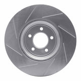 Dynamic Friction 2006-2010 Jaguar S-Type Front Right Slotted Silver Brake Rotor by Dynamic Friction Company 611-20019R