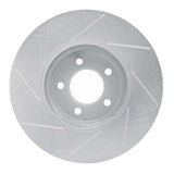 Dynamic Friction 2006-2008 Jaguar S-Type Front Right Slotted Silver Brake Rotor by Dynamic Friction Company 611-20025R