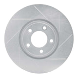 Dynamic Friction 2006-2008 Jaguar S-Type Front Right Slotted Silver Brake Rotor by Dynamic Friction Company 611-20025R