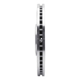 Dynamic Friction 2010-2021 Jaguar F-Type Front Right Slotted Silver Brake Rotor by Dynamic Friction Company 611-20026R