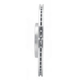 Dynamic Friction 2014-2021 Jaguar F-Type Rear Left Slotted Silver Brake Rotor by Dynamic Friction Company 611-20028L