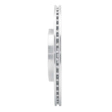 Dynamic Friction 2006-2008 Jaguar S-Type Rear Left Slotted Silver Brake Rotor by Dynamic Friction Company 611-20029L