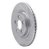 Dynamic Friction 2006-2008 Jaguar S-Type Rear Right Slotted Silver Brake Rotor by Dynamic Friction Company 611-20029R