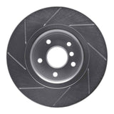 Dynamic Friction 2017-2019 Jaguar XE Rear Right Slotted Silver Brake Rotor by Dynamic Friction Company 611-20037R